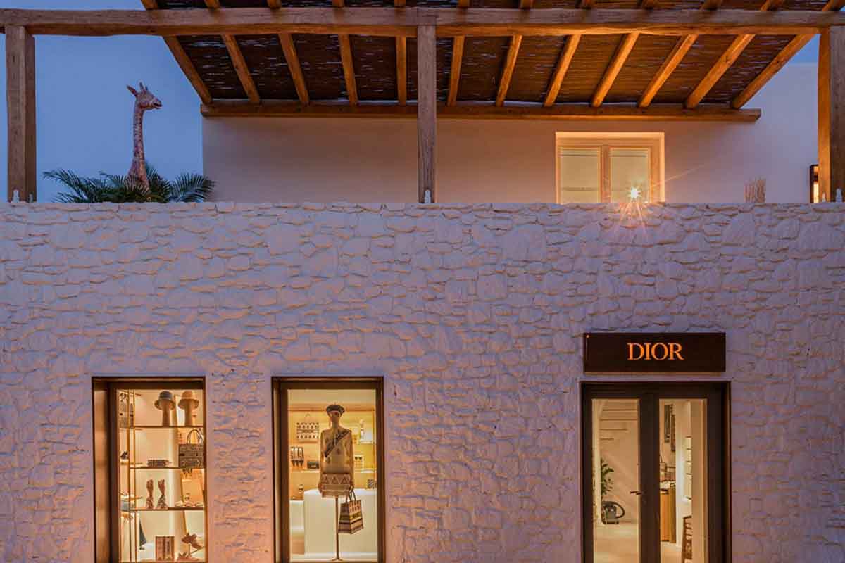 dior negozio mykonos