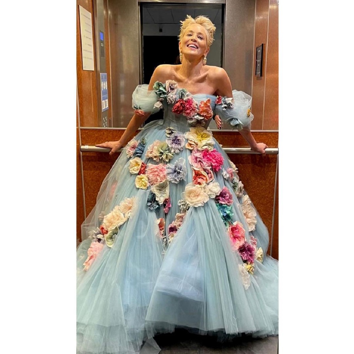 dolce & gabbana couture sharon stone cannes