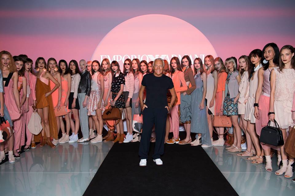 Giorgio Armani sfilerà a Parigi con la collezione Emporio