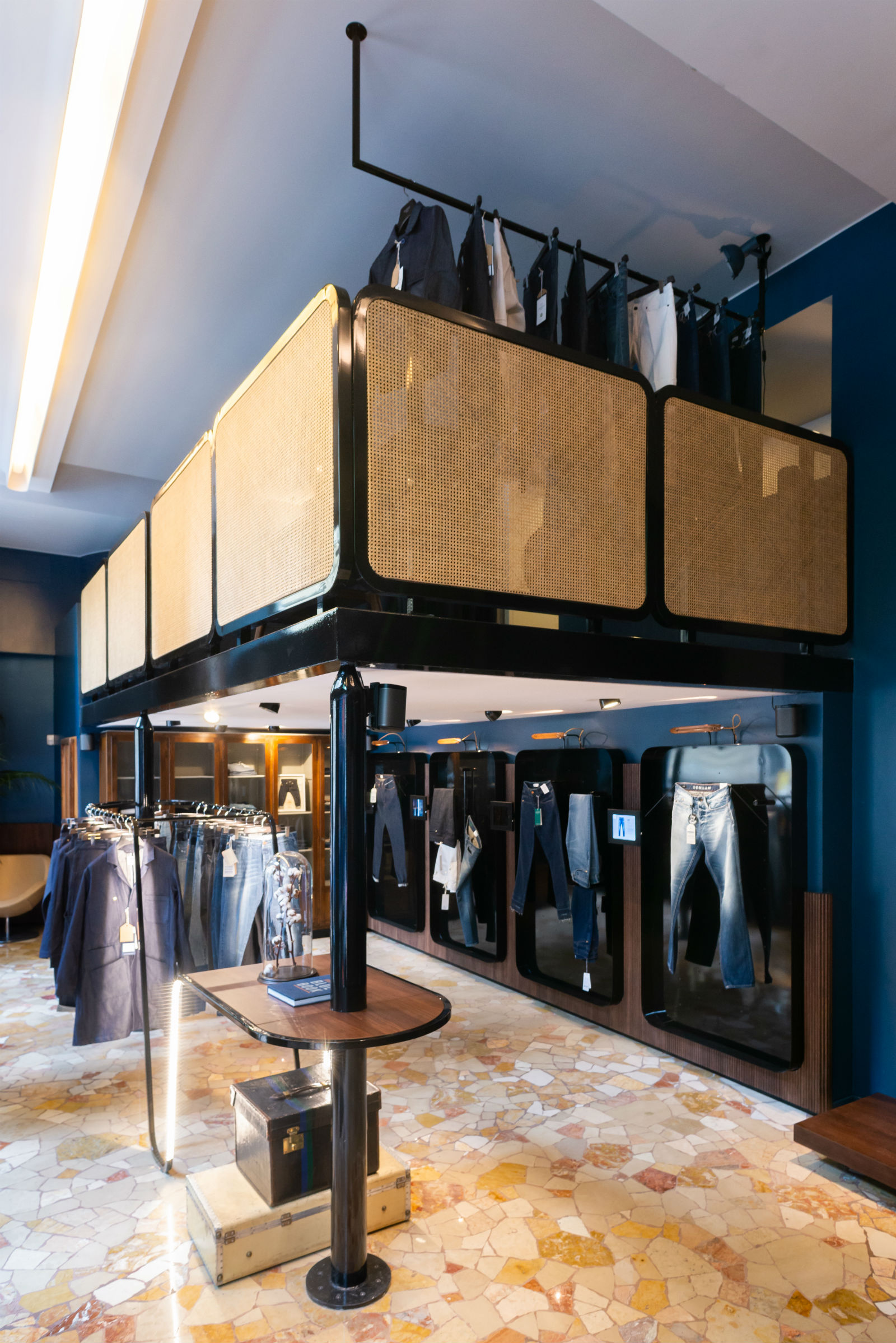 interni store Candiani Denim