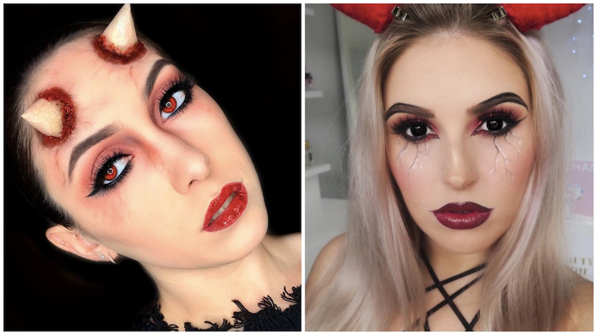 make up halloween diavolessa