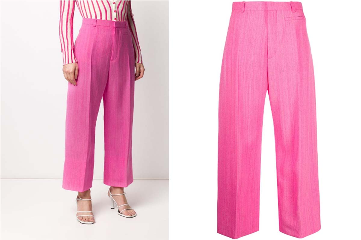 pantaloni colorati jacquemus