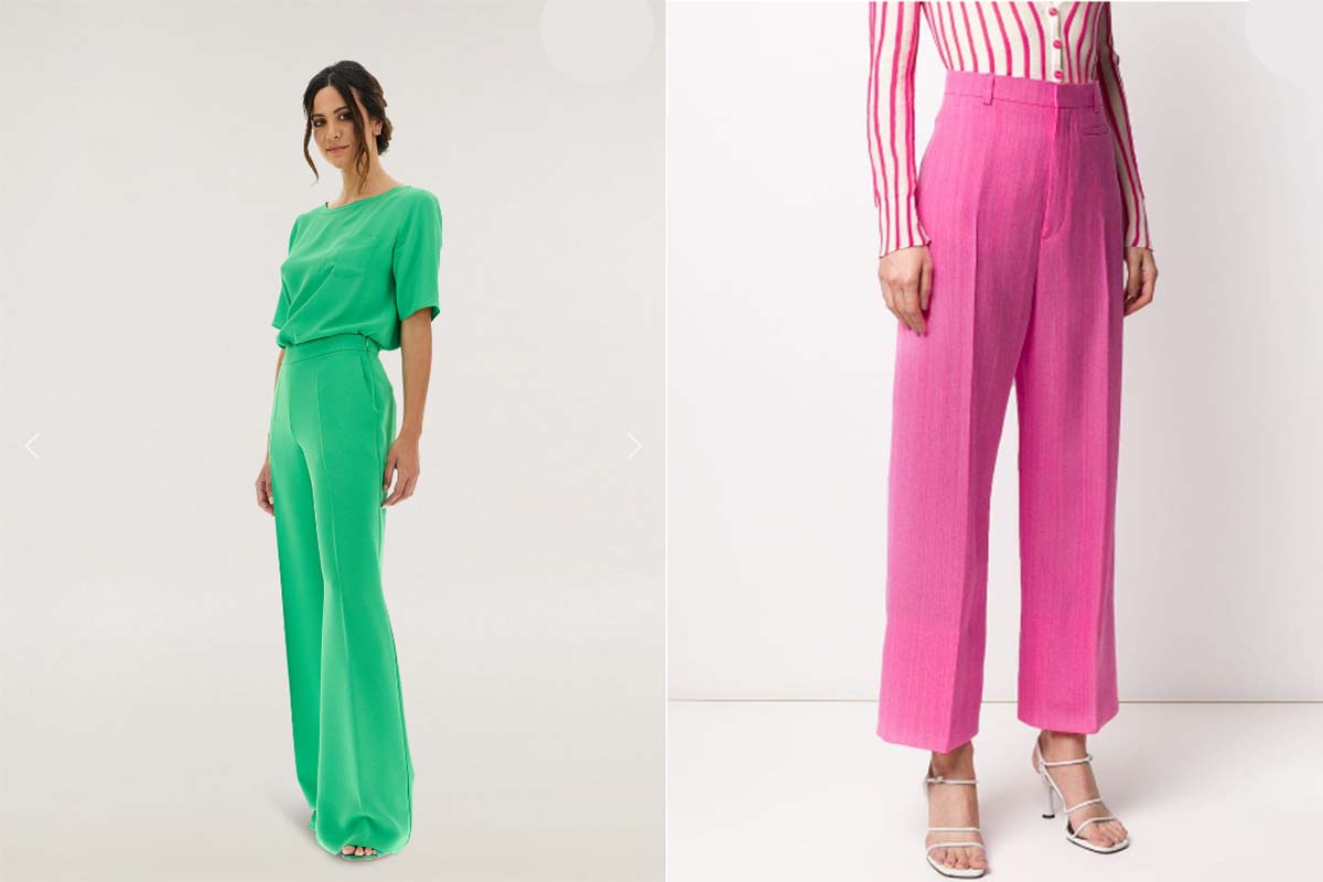 Pantaloni colorati: 5 modelli must have per l’estate 2021