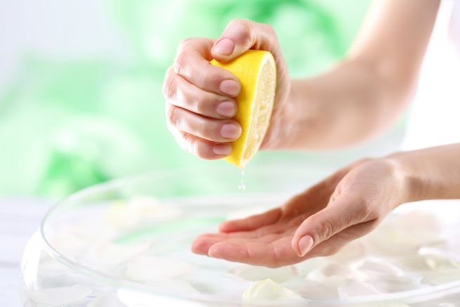 rinforzare unghie olio e limone