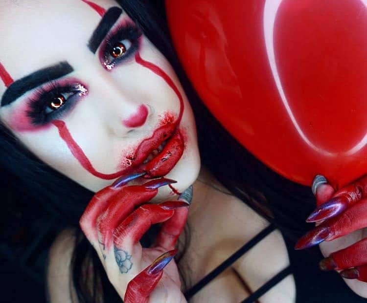 trucco da clown per halloween