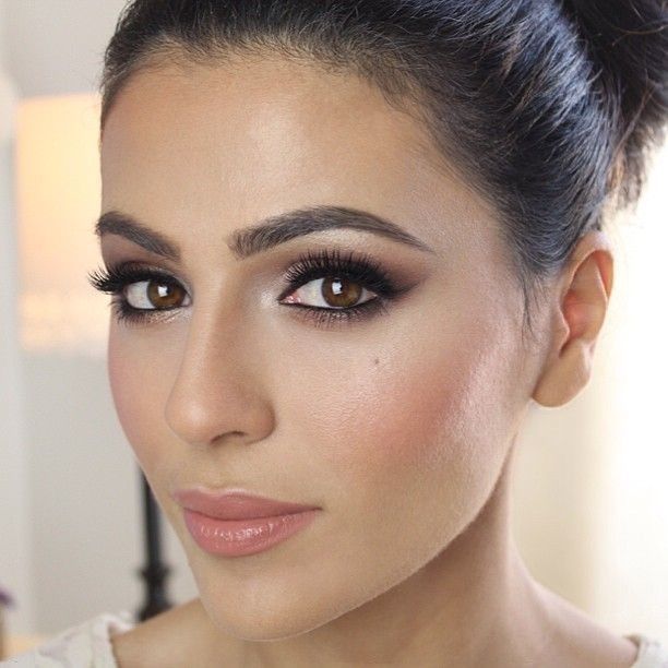 trucco sposa occhi marroni